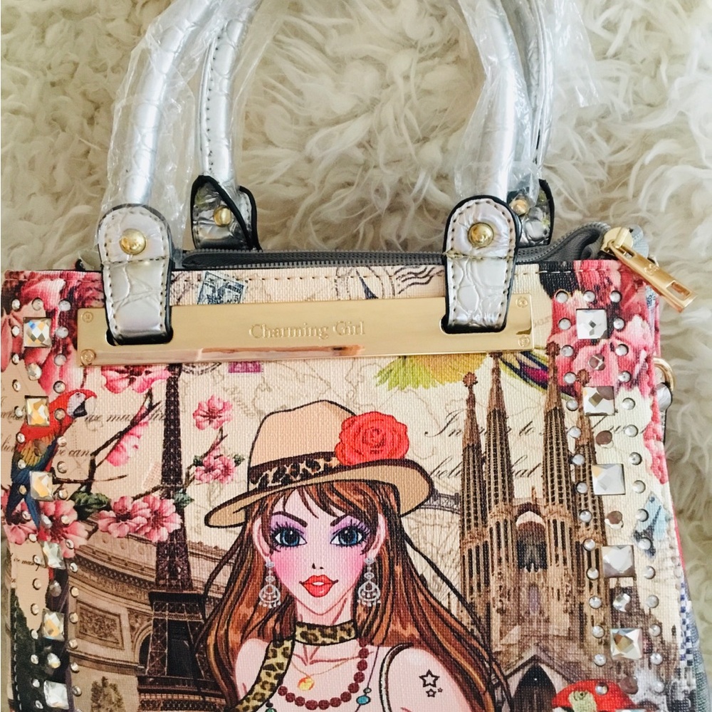 Multicolor Fashion Tote Bag NWOT